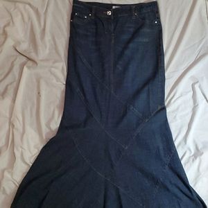 Demin Maxi Skirt